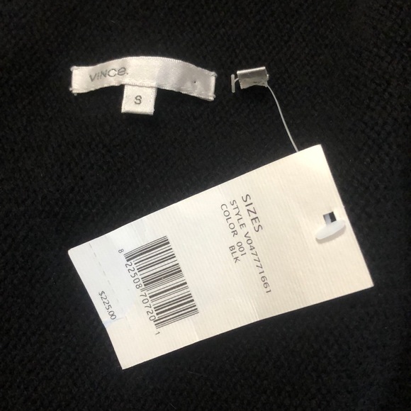 Cropped black Vince sweater, NWT - Picture 2 of 4